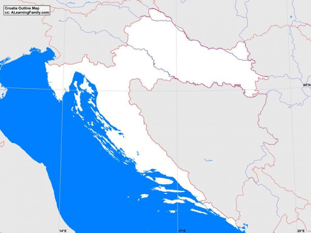 oris zemljevid hrvaška