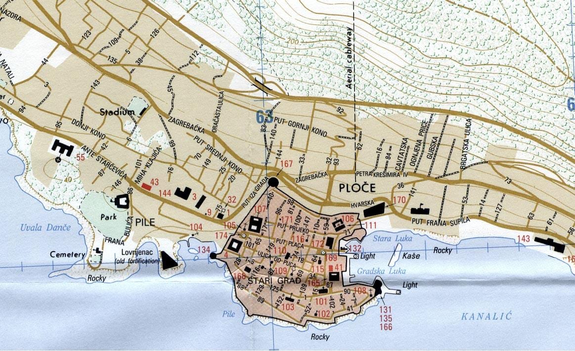 zemljevid rijeka hrvaška