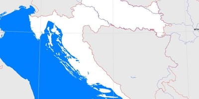 Oris zemljevid hrvaška