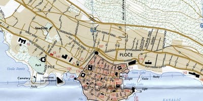 Zemljevid rijeka hrvaška