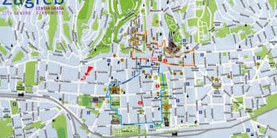 Zemljevid zagreb hrvaška