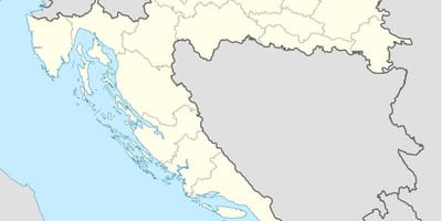 Hrvaška zemljevid z lokacijo